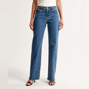Abercrombie & Fitch Blue Straight Leg Jeans size 10